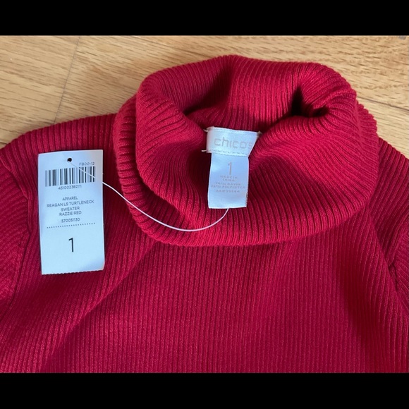 Red Turtleneck Sweater from Chicos - Picture 4 of 4